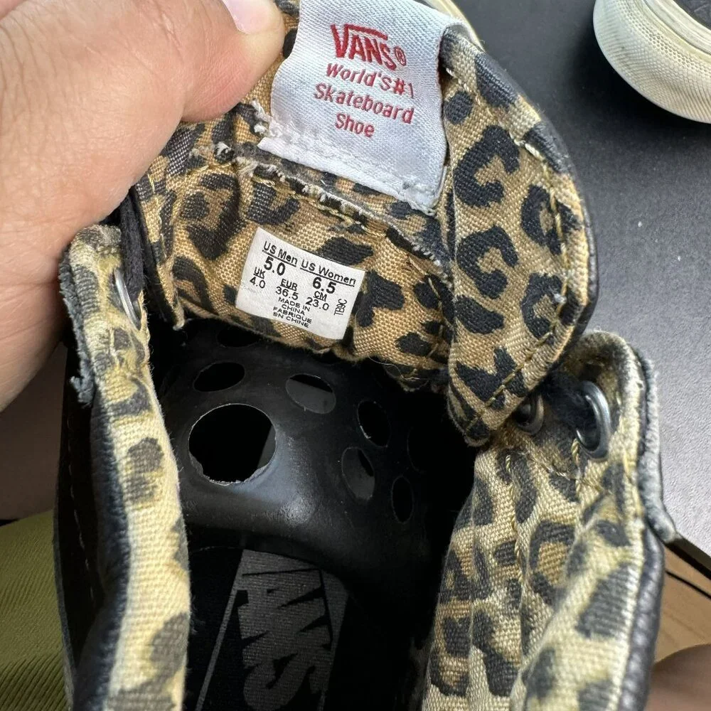Vans Black White High-Top Sneakers